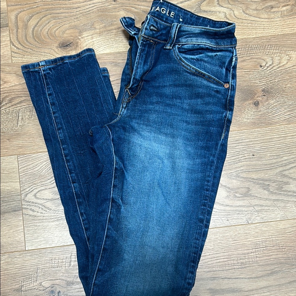 American Eagle Outfitters Deep Indigo Skinny Jeans